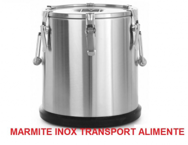 Marmite inox termice transport alimente